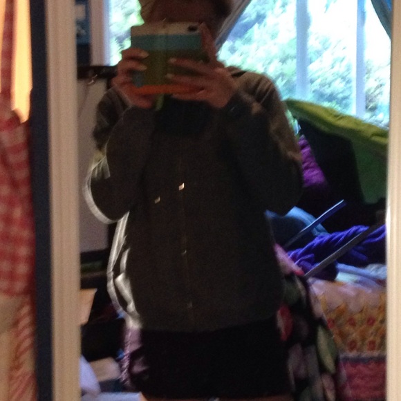 Zip Up Grey Hooded H&M Sweater