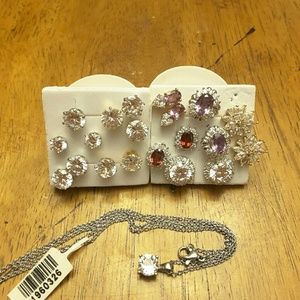 *SALE*  Sparkly Earring and Necklace Bundle