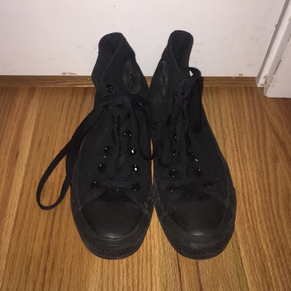 All black converse