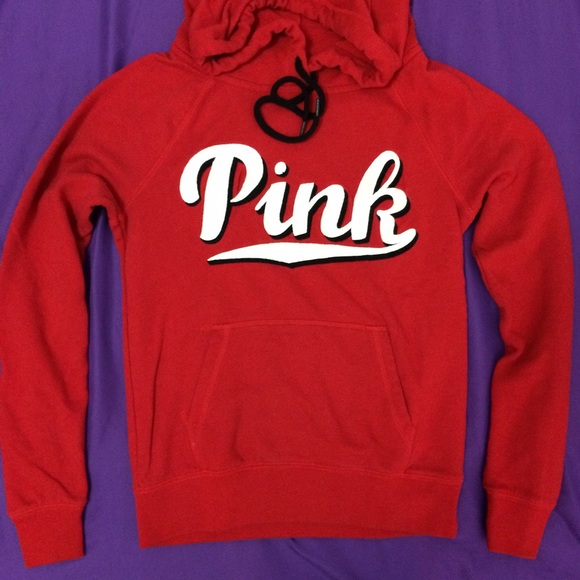 PINK red hoodie