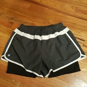 Athleta  2 in 1 running shorts
