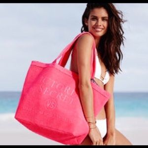 Victoria Secret beach terry tote/bag