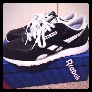 Reebok Classic Nylon Black/White Shoes