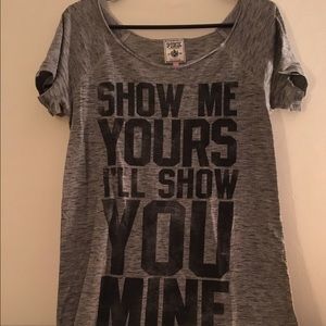 Pink long t sleepwear shirt