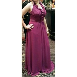 Plum Chiffon Formal