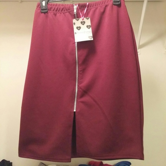 Mid Length Skirt