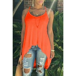 Orange tank top