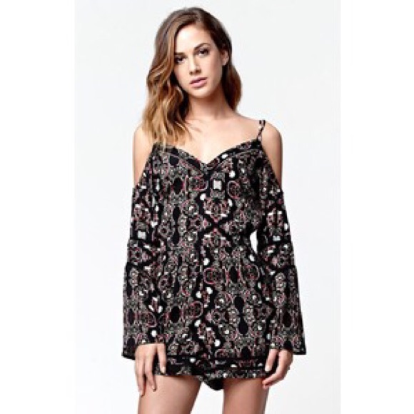 Kendall and Kylie off shoulder romper
