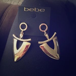 Bebe Small Tribal Drop Earring
