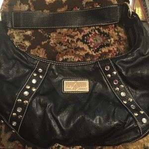 Black bag with gold detailing