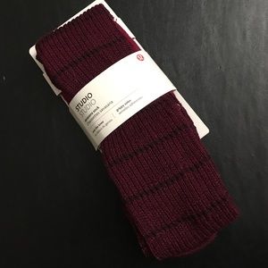 Lulu lemon studio Savasana sock.