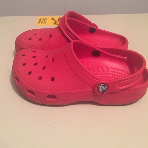 Red crocs