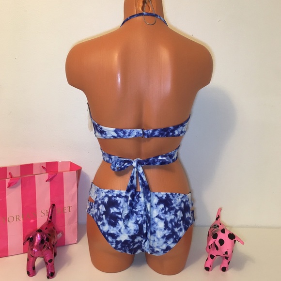 🚫SOLD🚫NEW PINK VS WRAP TOP AND STRAPPY TOP - Picture 3 of 4