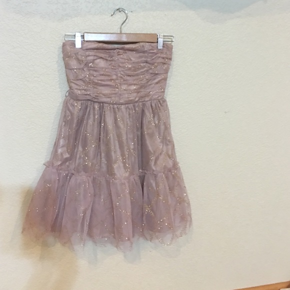 Champagne sparkly dress