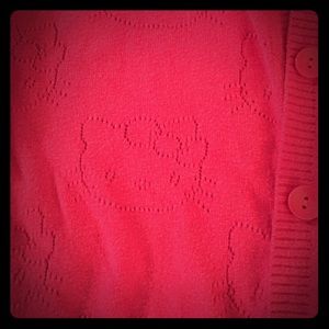 Hello kitty comfy button down sweater