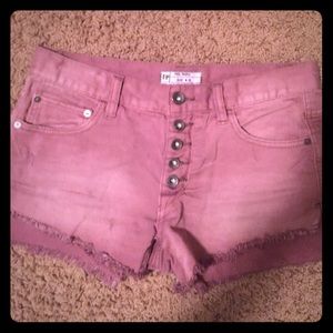 Free people Distressed shorts