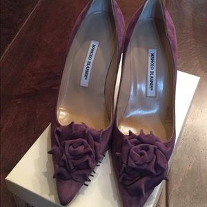 Manolo Blahnik high heel shoes