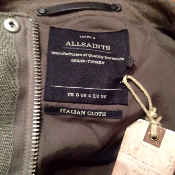 SOLD • ALLSAINTS Biker Jacket NWT - Picture 3 of 4