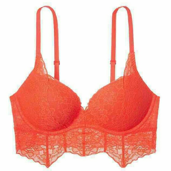 Vs pink push up bralette