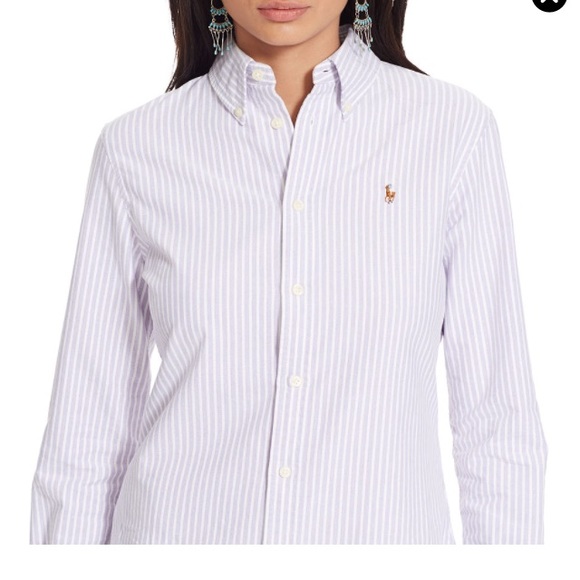 Ralph Lauren Women Oxford Classic Fit Shirt - Picture 3 of 4