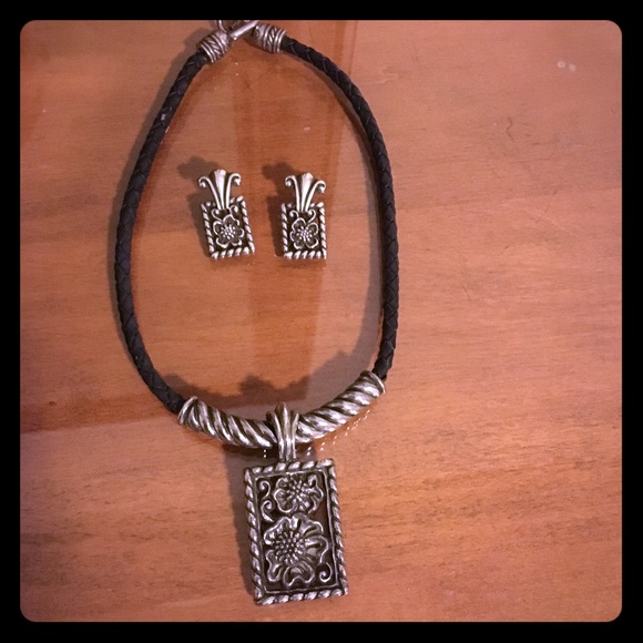 Brighton necklace and matching earrings