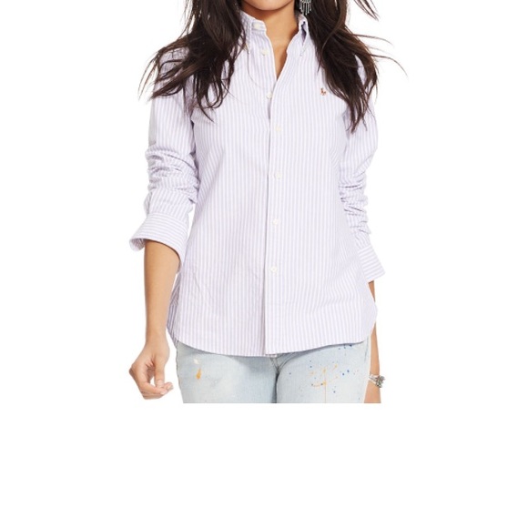 Ralph Lauren Tops - Ralph Lauren Women Custom Fit Oxford Shirt