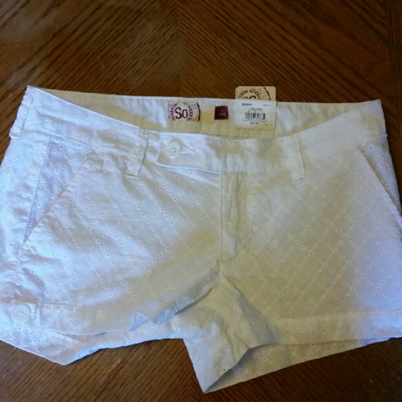 White shorts