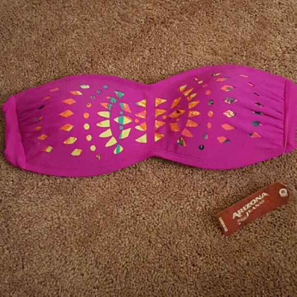 NWT Bandeau Bathing Suit Top