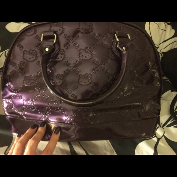 Hello kitty purple loungefly wallet and purse