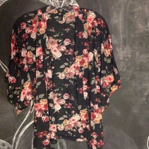 Floral Pattern Kimono