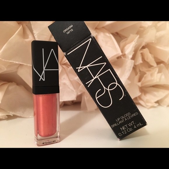NARS mini lipgloss in the shade orgasm