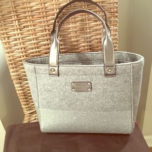 🎉Reduced🎉Kate Spade Quinn Dip Frosted Felt Bag