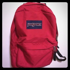 Jansport classic red backpack