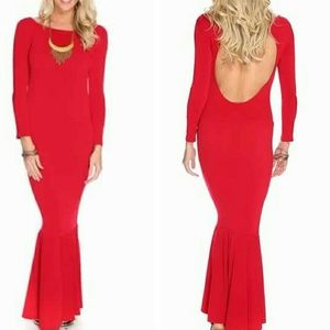 Brand new Mermaid red dress