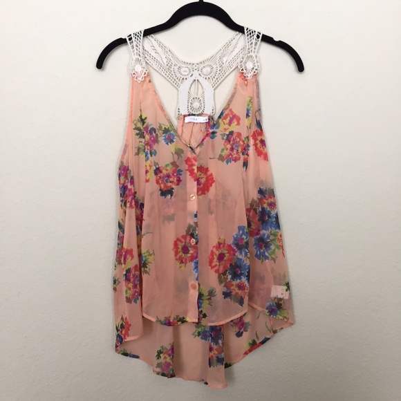 Gorgeous Sheer Floral Top