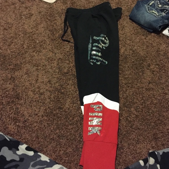 Pink vs joggers