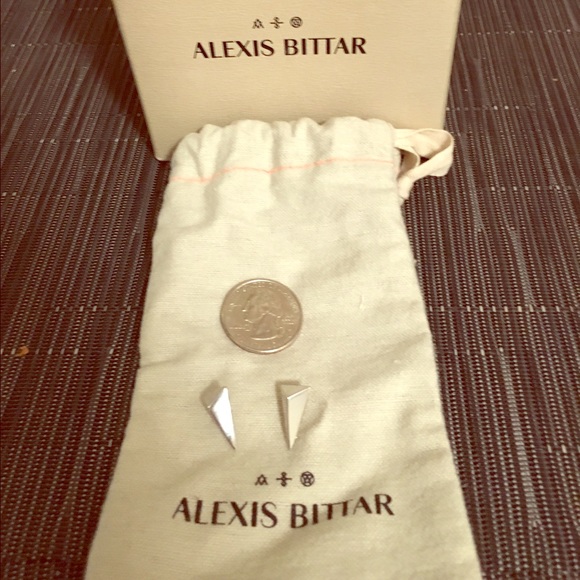New! Alexis Bittar Pyramid Post earrings
