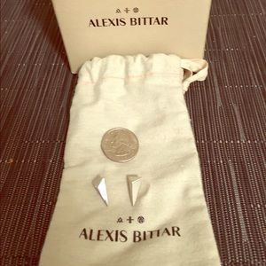 New! Alexis Bittar Pyramid Post earrings