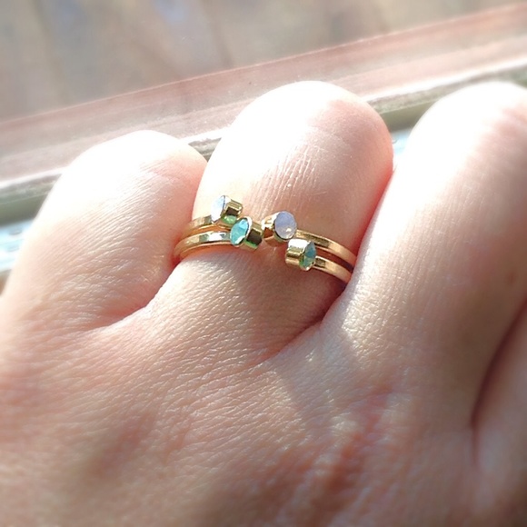 Boho Stackable Rings - Picture 2 of 4