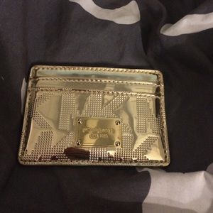 💋SALE💋Michael Kors Gold Card Holder