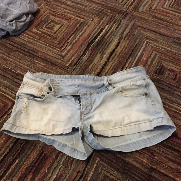 Rue 21 Bleached Jean Shorts