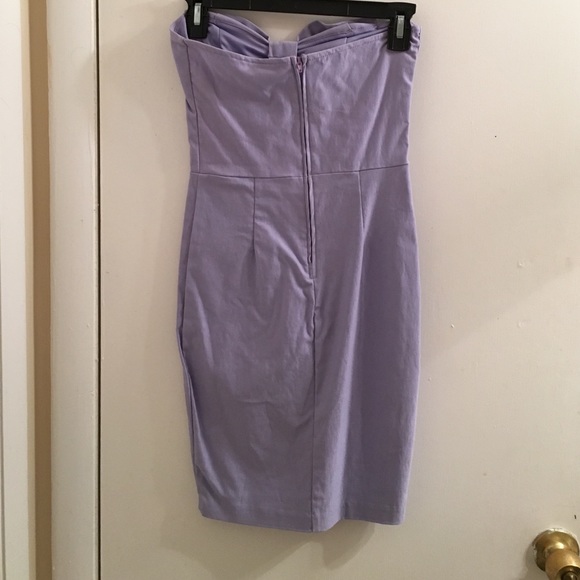 Solemio lilac cocktail dress - Picture 3 of 3