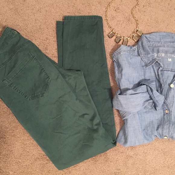 H&M Hunter Green Jeans