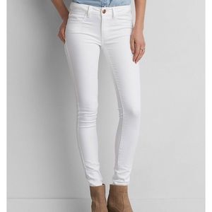 White American eagle jeggings