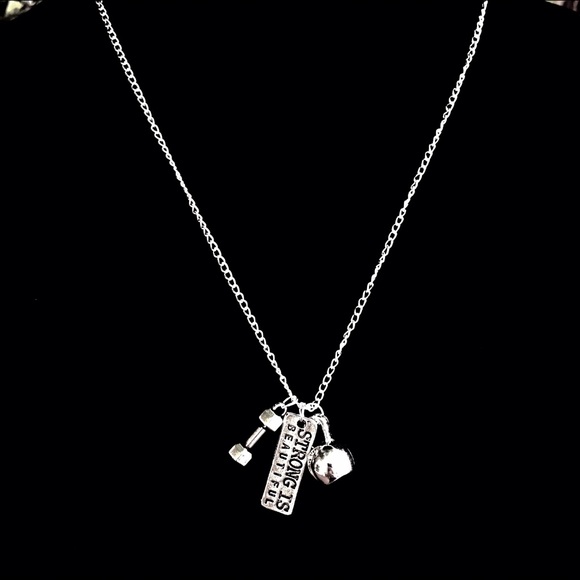 "Strong Is Beautiful" Necklace - Picture 4 of 4