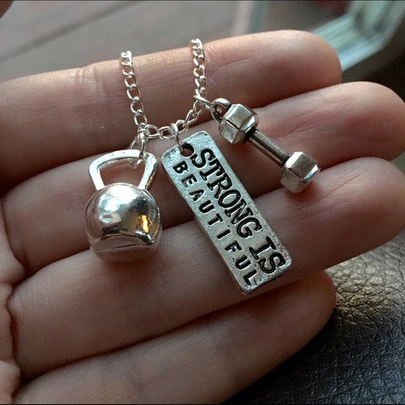 "Strong Is Beautiful" Necklace - Picture 2 of 4