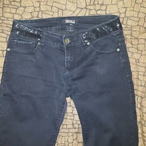 Forever 21 premium black denim skinny jeans