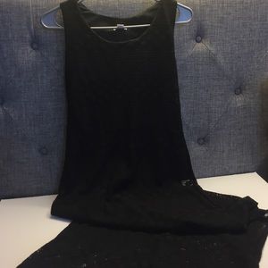 Black summer dress