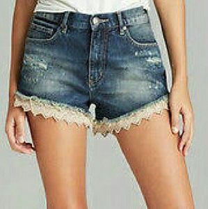 Free People Cut Off Antique  Lance  Shorts