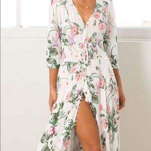 Floral maxi dress